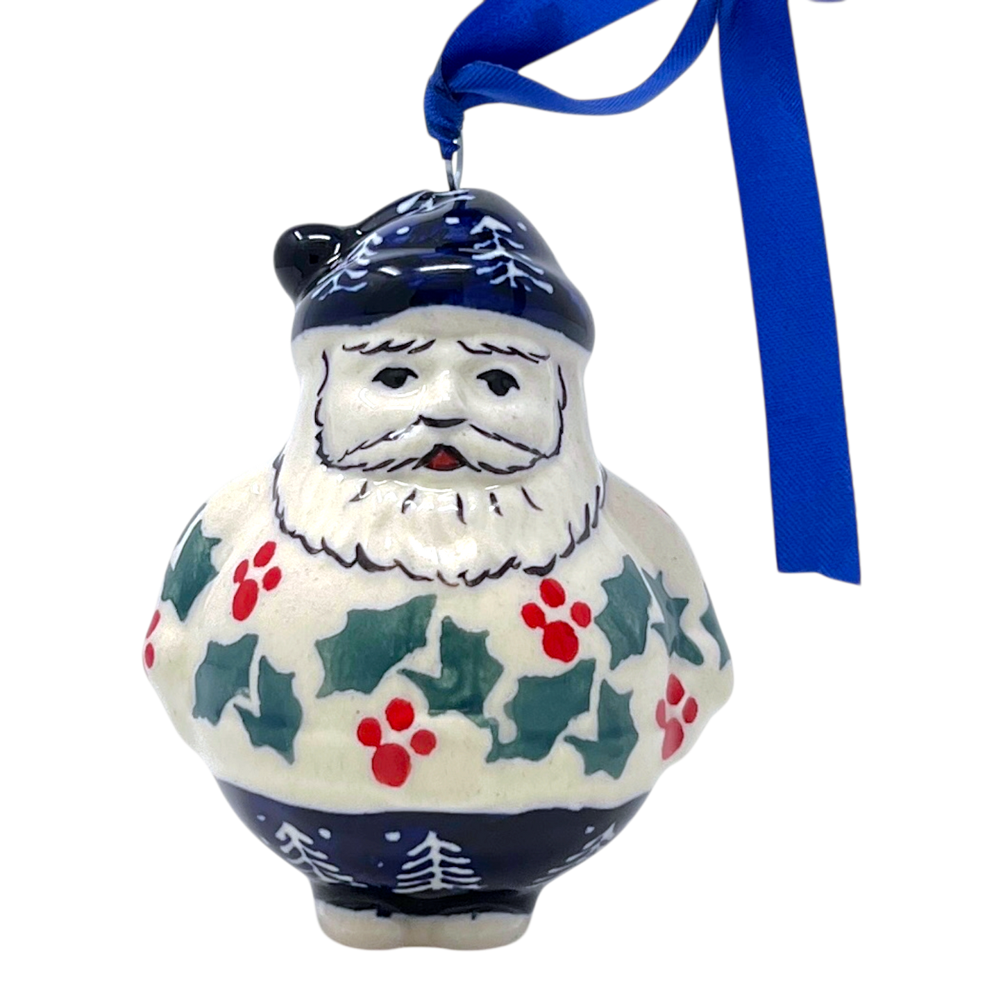 Ornament, Santa, 2.5" in "Holiday Cheer" by Manufaktura