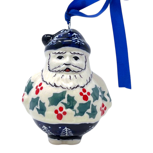 Ornament, Santa, 2.5" in "Holiday Cheer" by Manufaktura