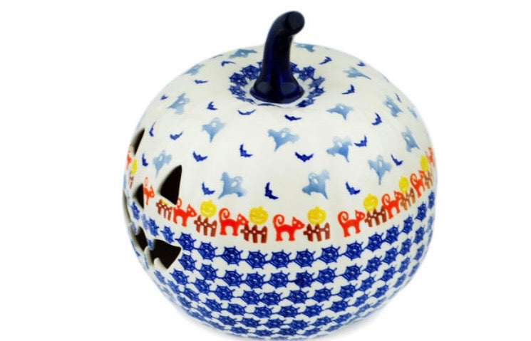 Manufaktura, Spooky Halloween, Jack O Lantern Pumpkin 9"