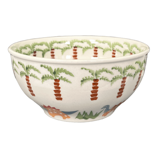 Bowl, Round, Tapered, 5.25" in "Dinosaur Park" by Manufaktura