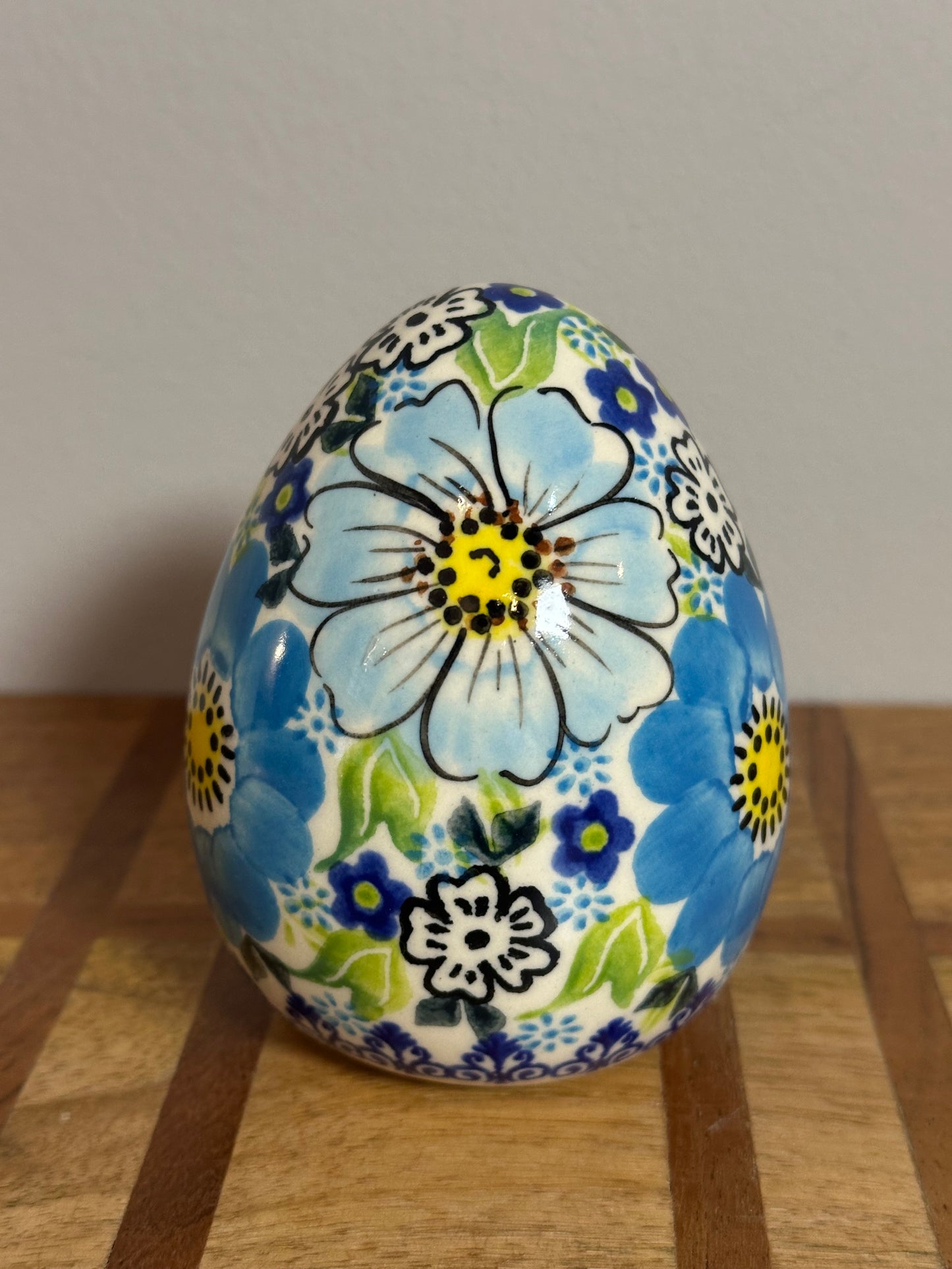Vena, U598 Unikat, Blues Large Egg Figurine