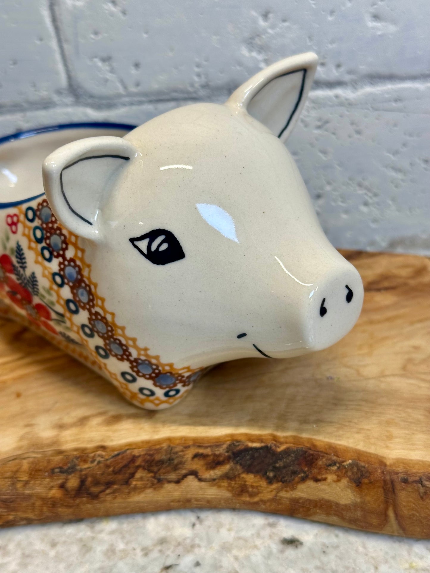 Manufaktura, Posies, Salt Pig/Sponge Holder/Dip Bowl