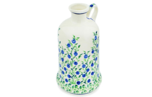 Zaklady Polish Pottery, Blue Dream, Bottle 20 oz