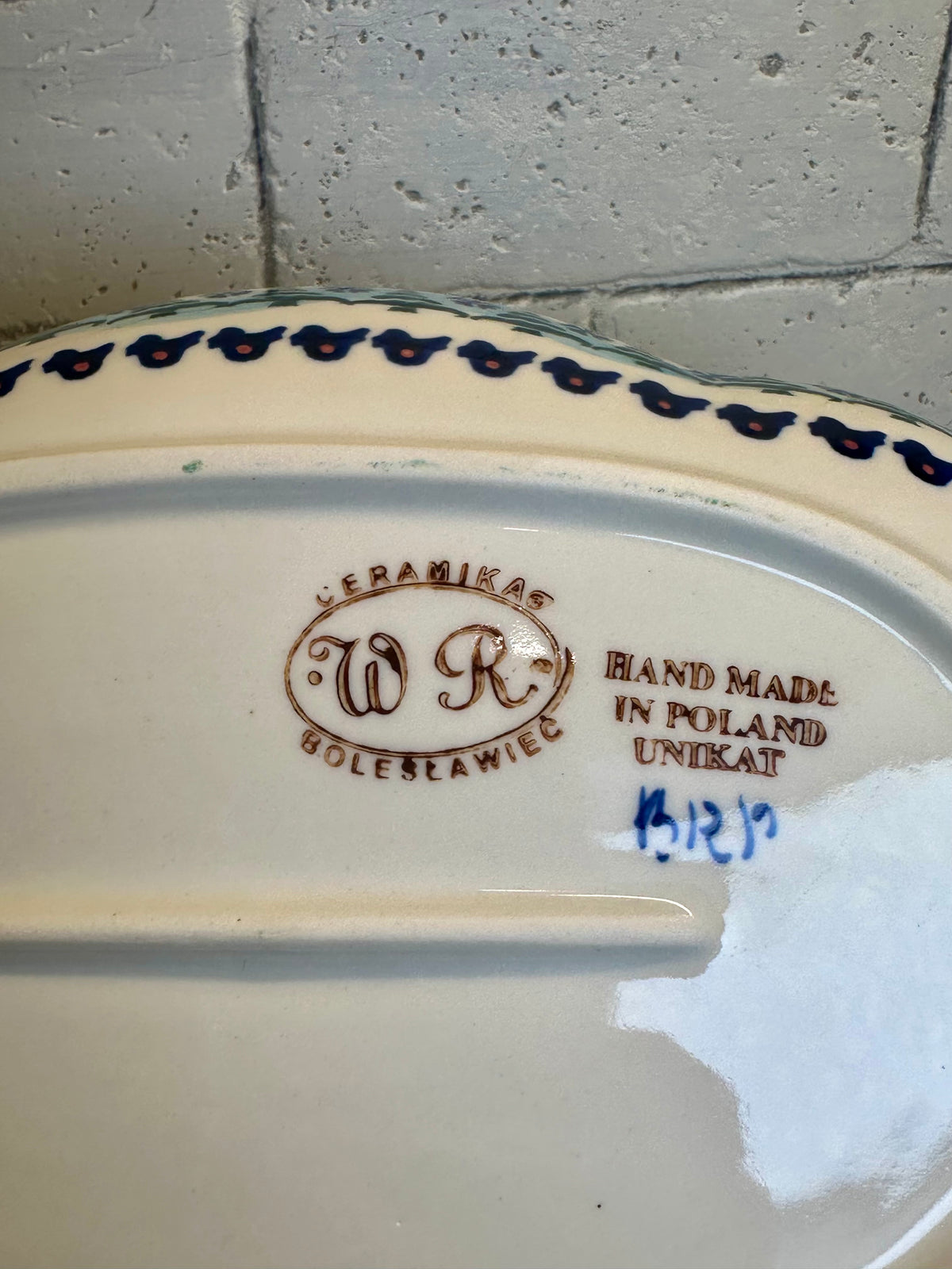 WR Unikat Frosty Scallop Dish