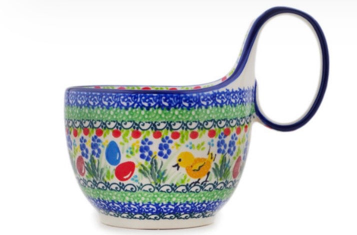 Ceramika Artystyczna, U5205 Little Gold Chick, Loop Mug/Bowl