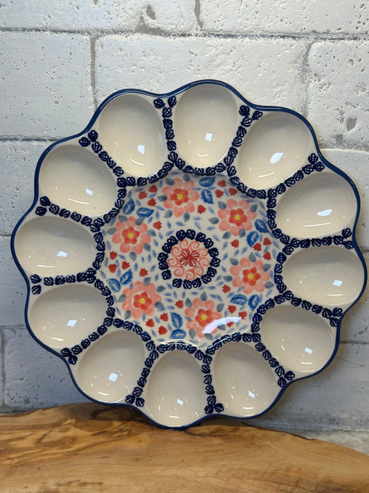 Manufaktura, Calico, Egg Plate