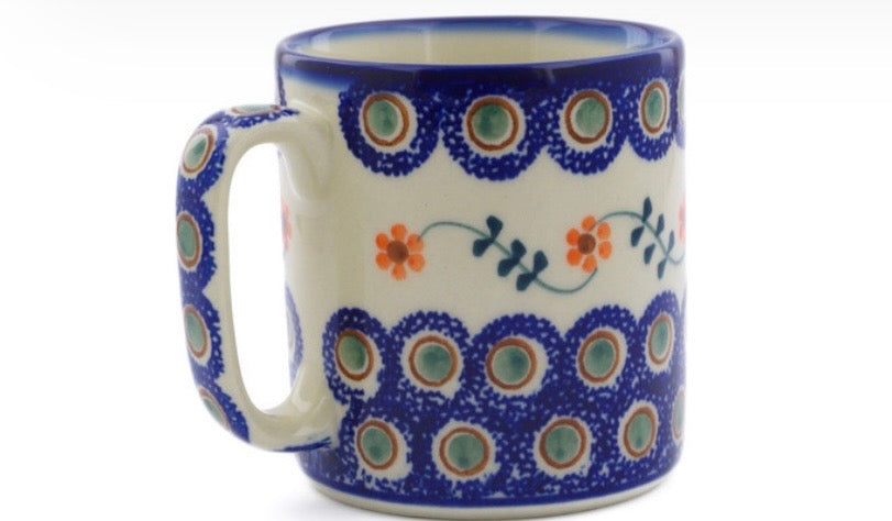 Bona, Sunflower Peacock, Straight Mug
