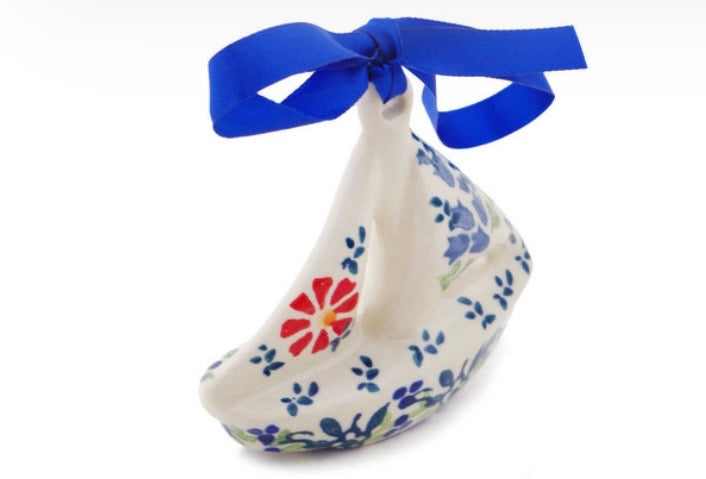 Manufaktura, Last Summer Flowers, Sailboat Ornament