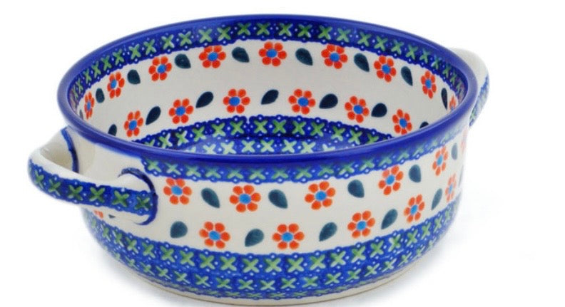 Bona, Daisy Stitches, Round Baker with Handles