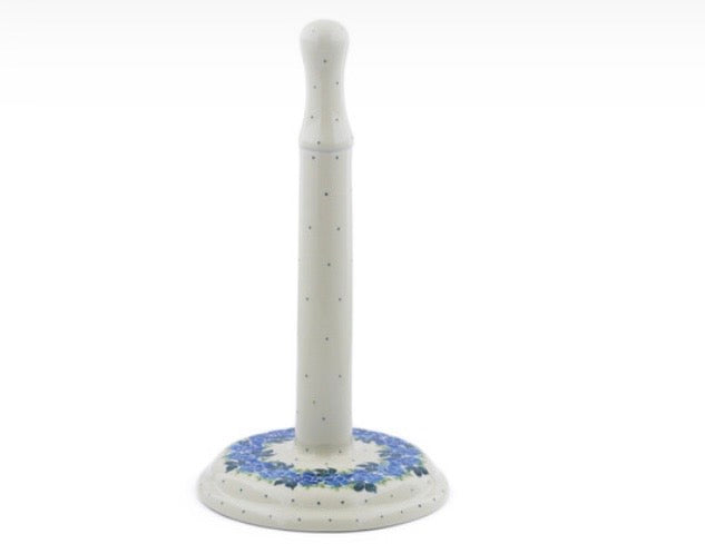 Ceramika Artystyczna, Blue Rose, Paper Towel Holder