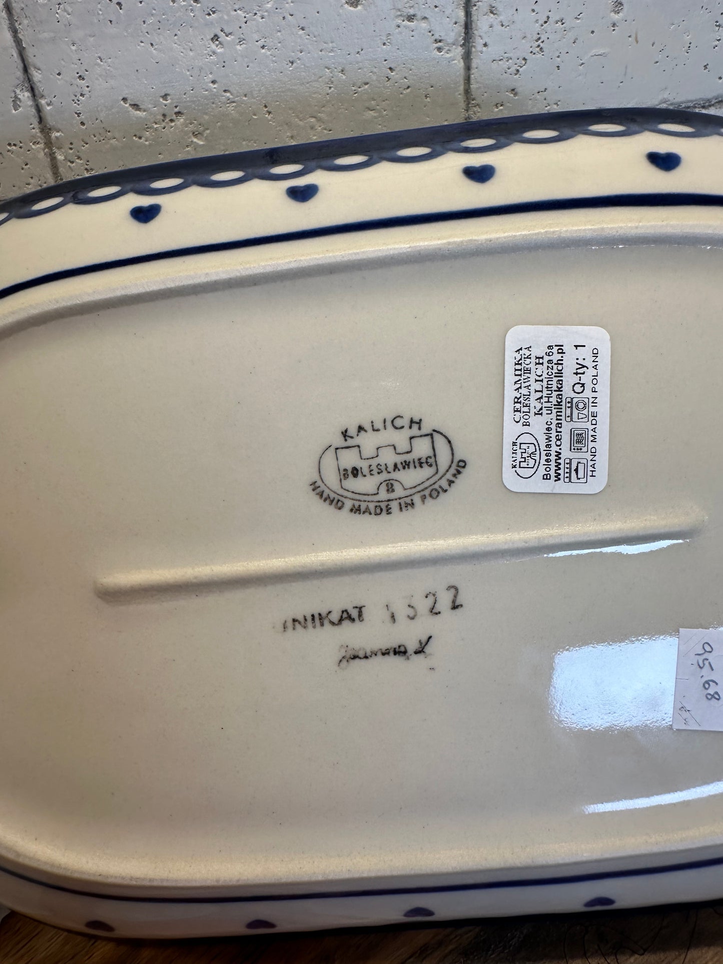 Kalich, Dressed Dachshund, Large Oval Platter