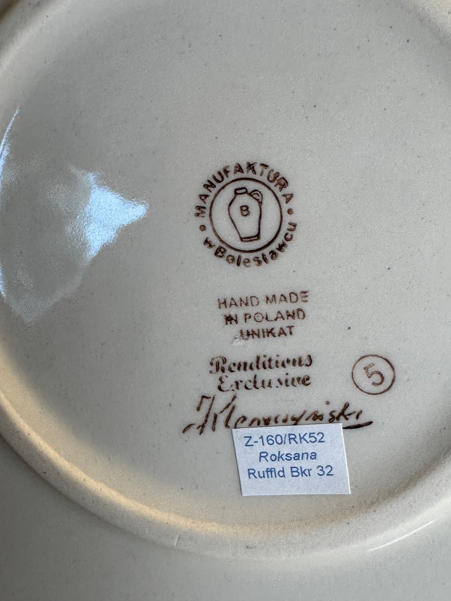 Manufaktura, Roksana, Large Ruffled Baker