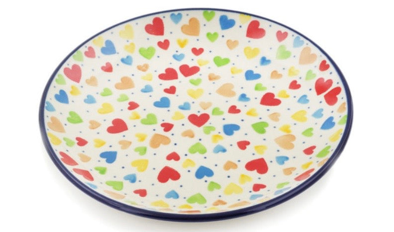 Ceramika Artystyczna, Unikat U4833, In Love With Love, Dessert/Snack Plate