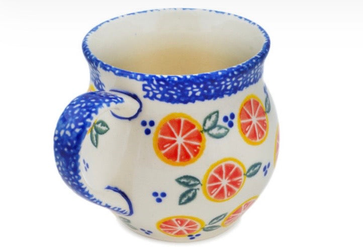 Bona, Citrus Craze, Medium Bubble Mug 12 oz.