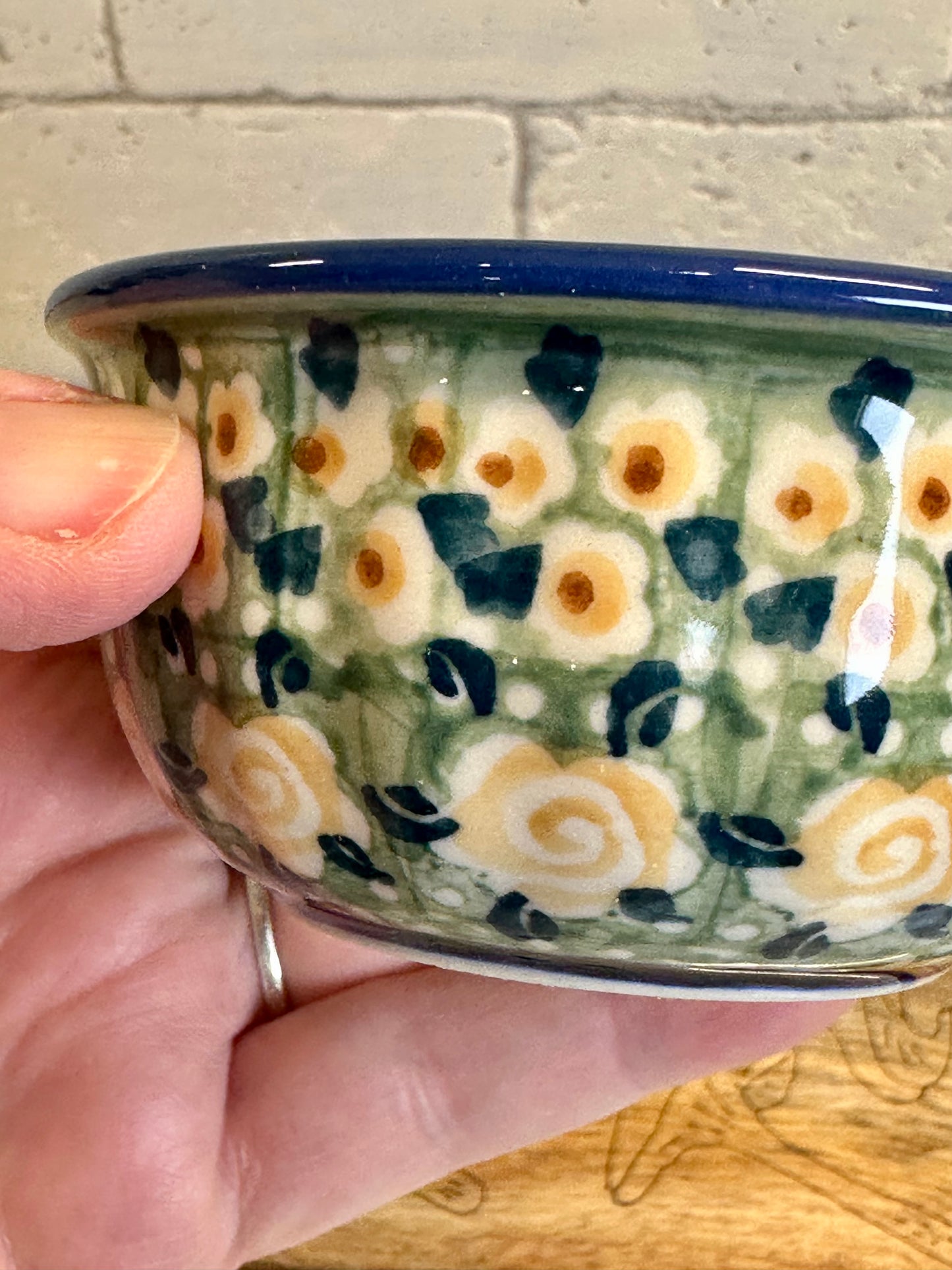 Manufaktura, Perennial Garden, Scalloped Bowl, 3.5"