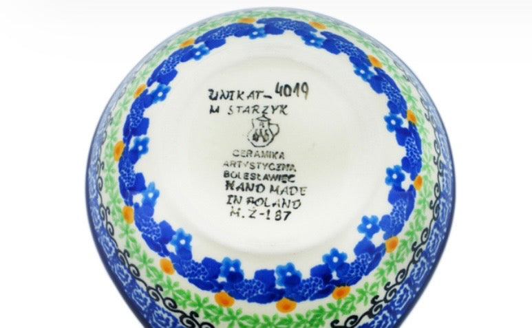 Ceramika Artystyczna, U4019 My Garden Window, Condiment Dish 7"