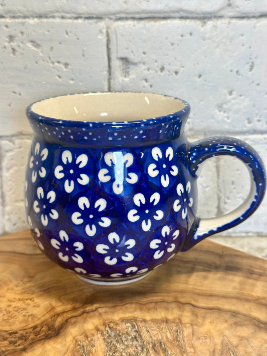 Manufaktura, Blue Blossom, Medium Bubble Mug