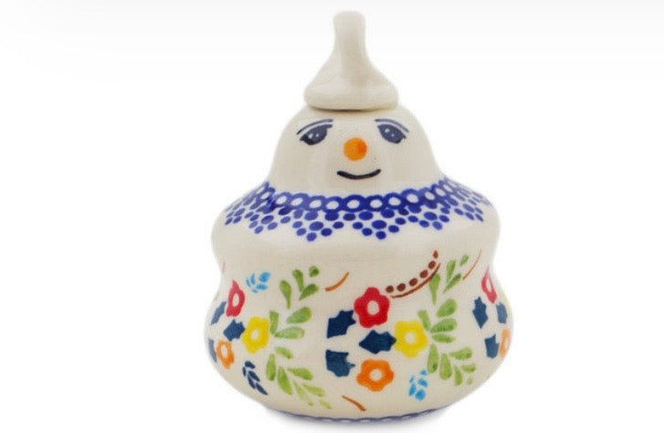 Manufaktura, Unikat Rainbow Delight, Snowman Ornament 3"