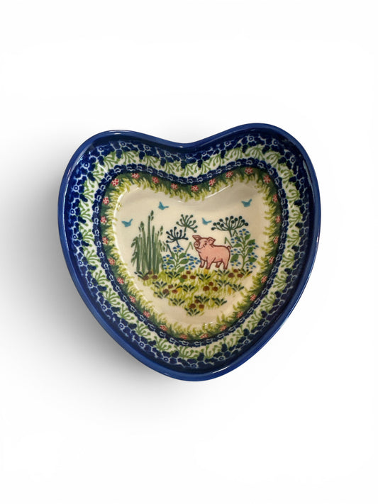 Kalich, Art Level A, Piggy, Heart Shaped Bowl