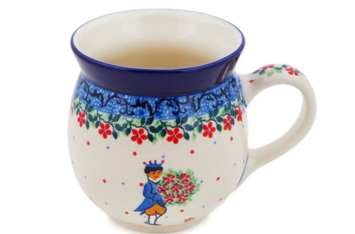 Ceramika Artystyczna, U4825, Charming Prince, Large Bubble Mug 16 oz