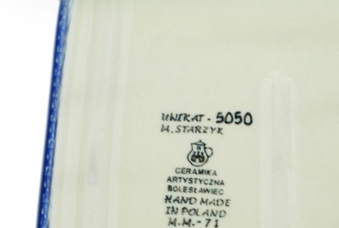 Ceramika Artystyczna, Unikat U5050, Delicate Magnolia, Rectangular Baker