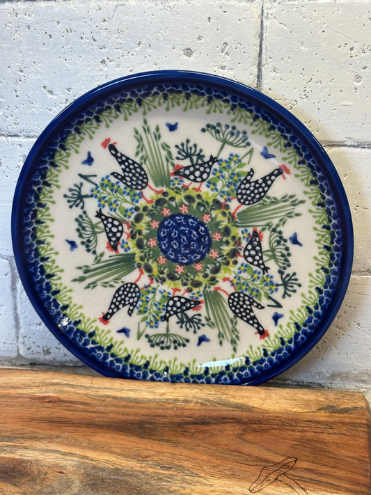 Kalich, Art Level A, Polka Chicken, Dessert Plate 7.5"