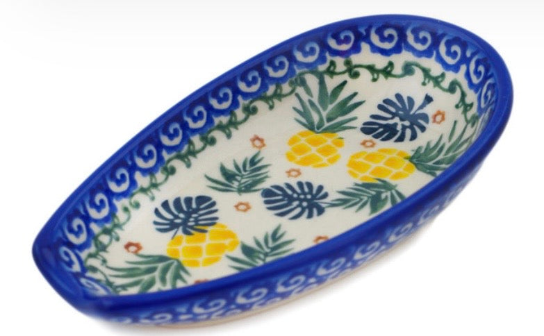 Bona, Pineapple Parade, Spoon Rest 5"
