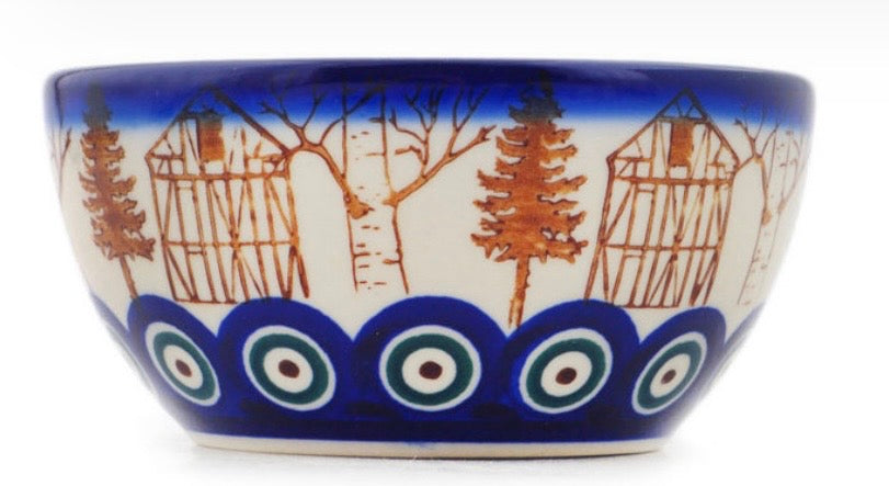 Bona, Blue Eyes Village, Bowl.  4"