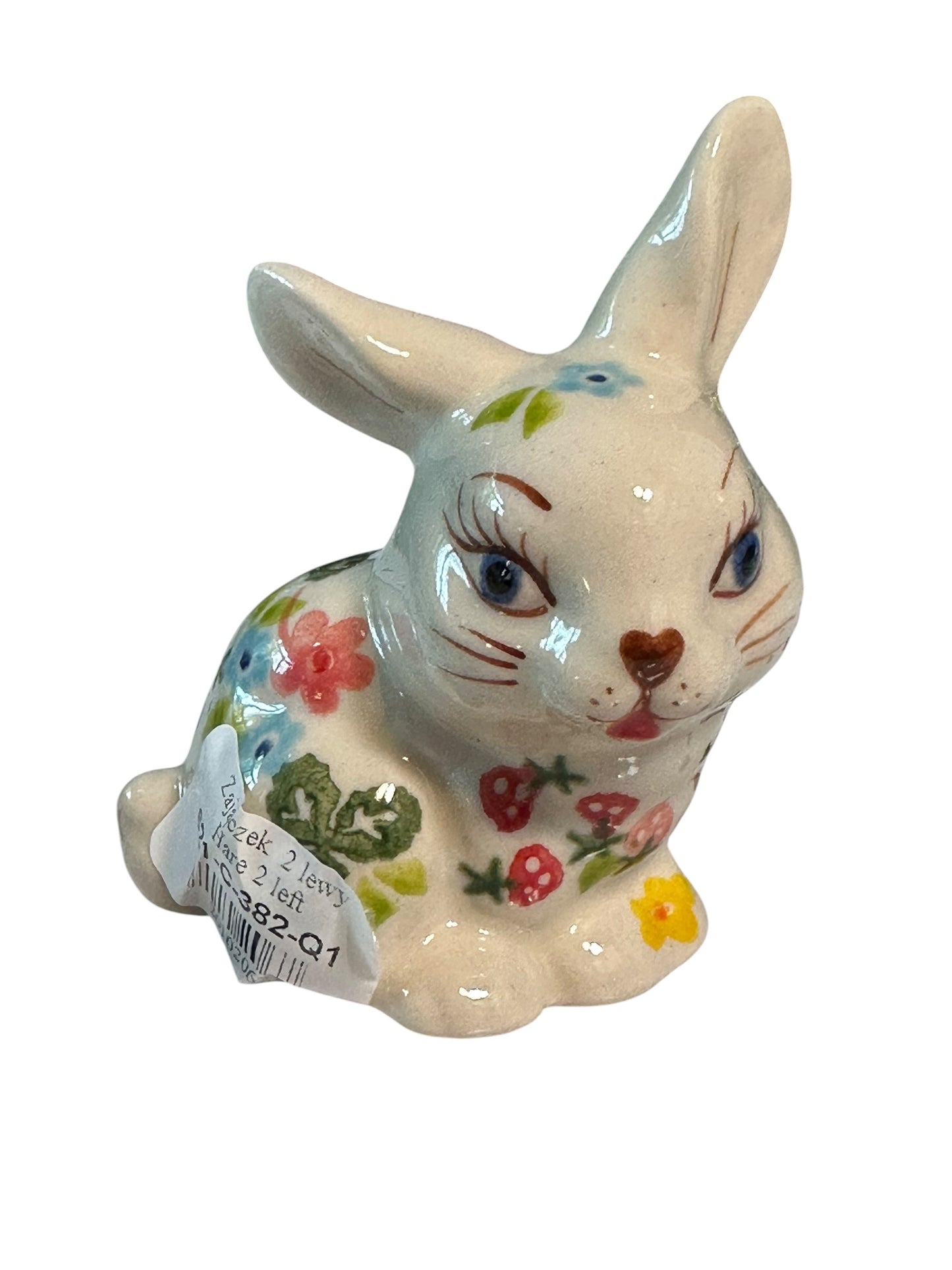 Vena, Flowers and Berries, Bunny Figurine