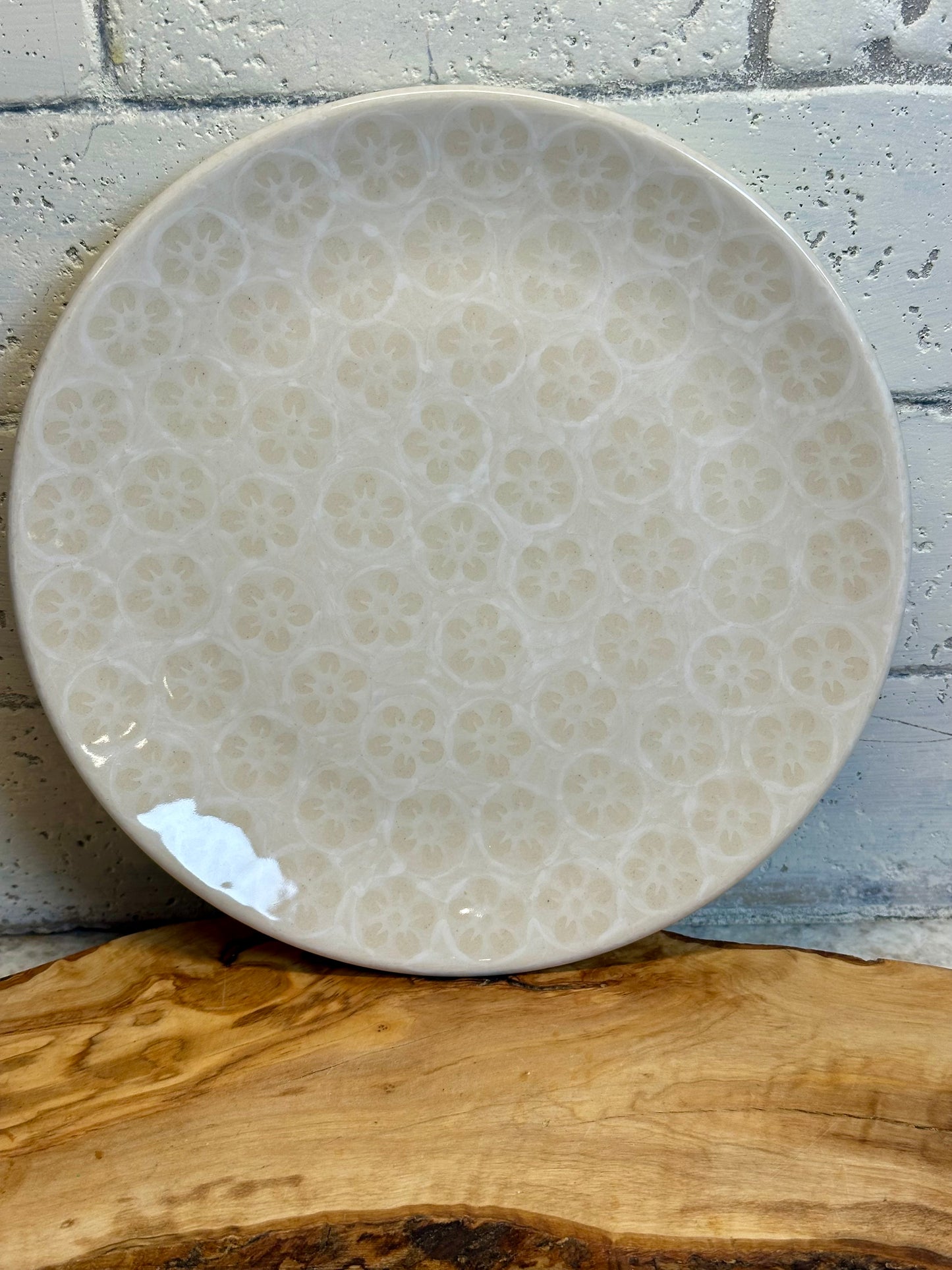 Manufaktura, White Blossom, Luncheon Plate 8.7"