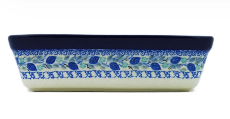 Ceramika Artystyczna, Unikat U5050, Delicate Magnolia, Rectangular Baker