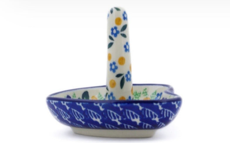 Ceramika Artystyczna, Unikat Sitting Blue Birds, Ring Holder
