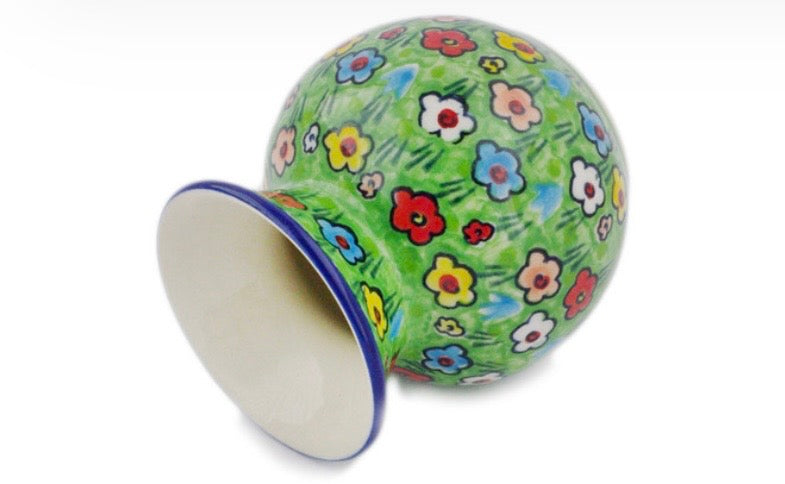 Ceramika Artystyczna, Unikat U4878, Whimsical Garden, Vase