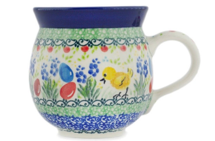 Ceramika Artystyczna, U5205 Little Gold Chick, Large Mug 16 oz.