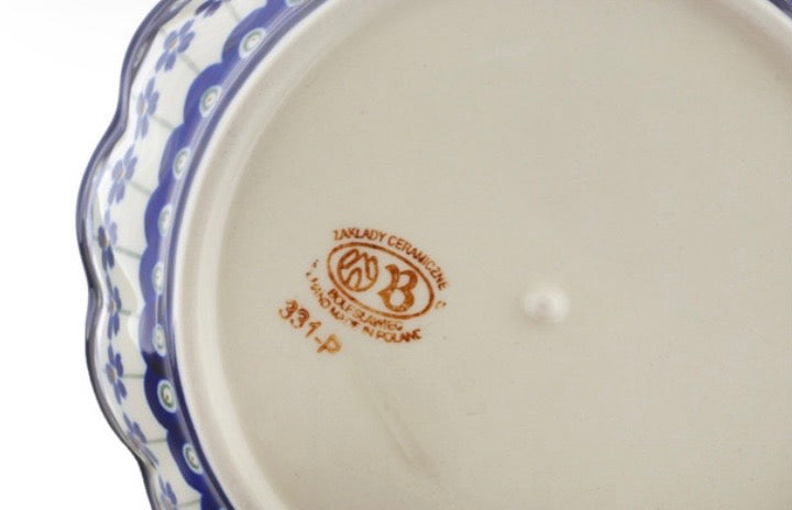 Zaklady, Flowering Peacock, Fluted Bowl