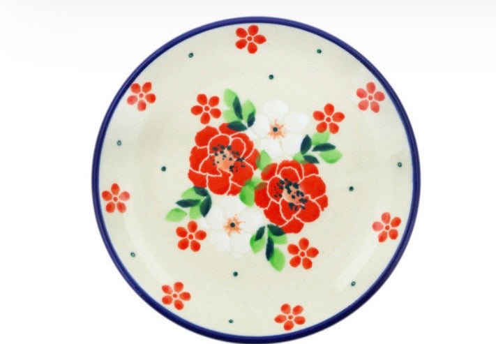 Ceramika Artystyczna, Rosy Cheeks, Coaster/Mini Plate