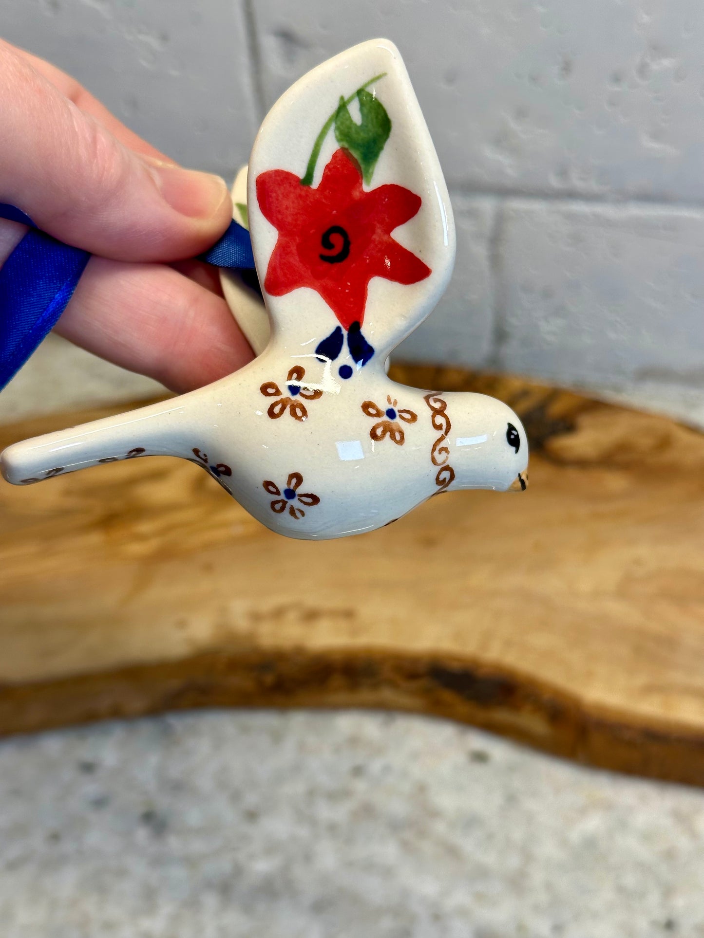Manufaktura, Zo Girl, Bird Ornament