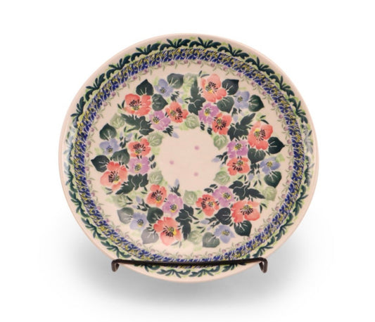 Ceramika Amfora Polish Pottery, Signature Unikat, Lucky Charm Dinner Plate