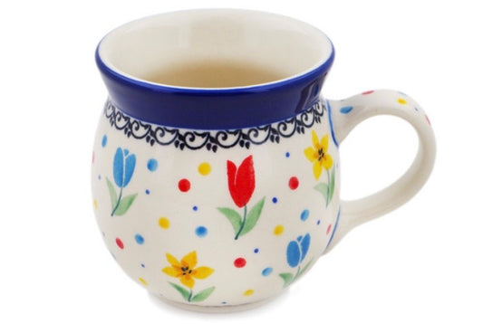 Ceramika Artystyczna, Unikat U4975, Full Bloom, Small Bubble Mug
