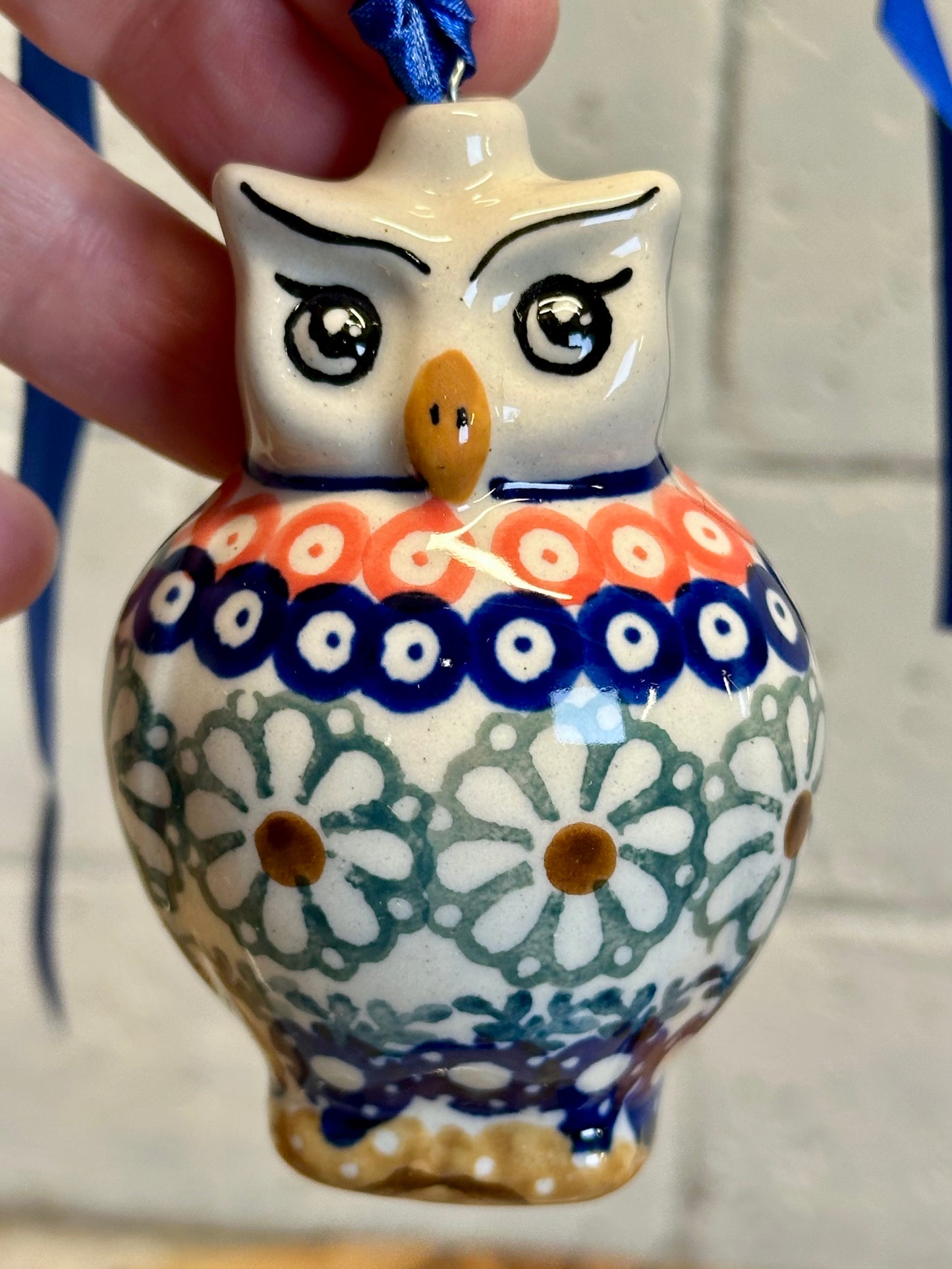 Manufaktura, Pumpkin Spice, Owl Ornament