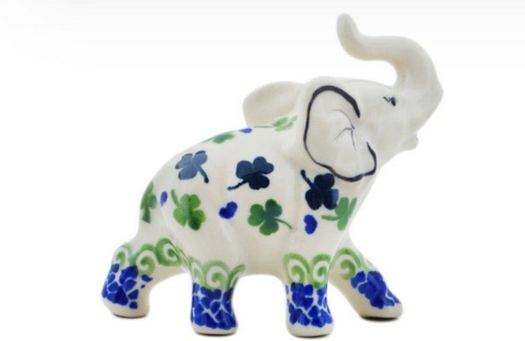 Bona, Lucky Clovers, Elephant Figurine