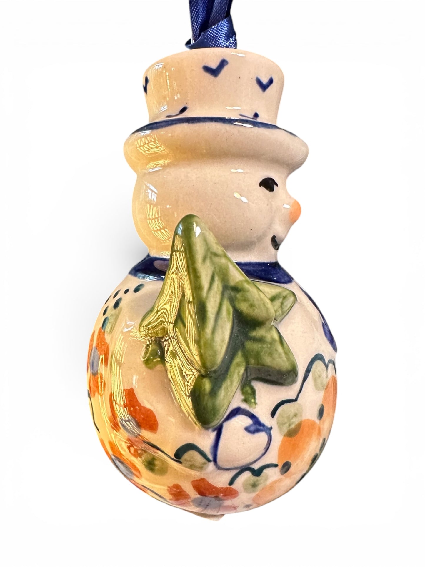 Manufaktura, Avery, Snowman with Tree, Ornament