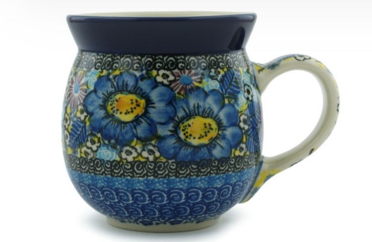 Ceramika Artystyczna, U4659, Joyful Meadow, Large Bubble Mug