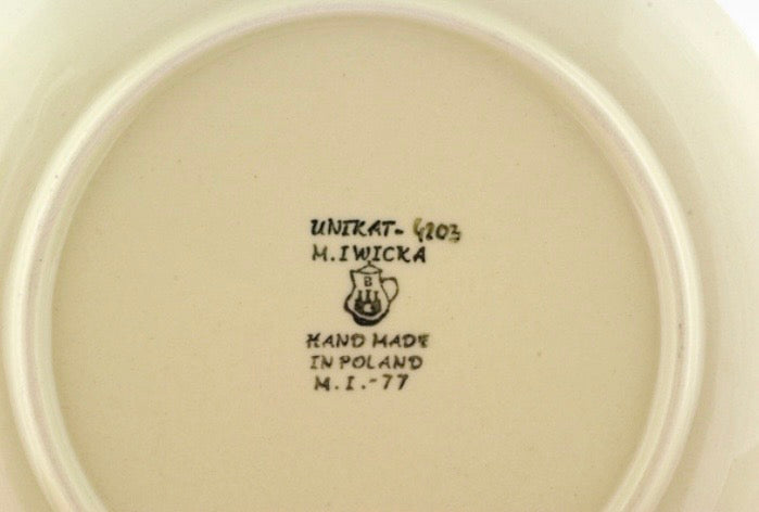 Ceramika Artystyczna, U4203 Marigold Chain, Dessert/Luncheon Plate 8"