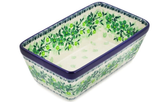 Ceramika Artystyczna, Evergreen Wreath, Loaf Pan