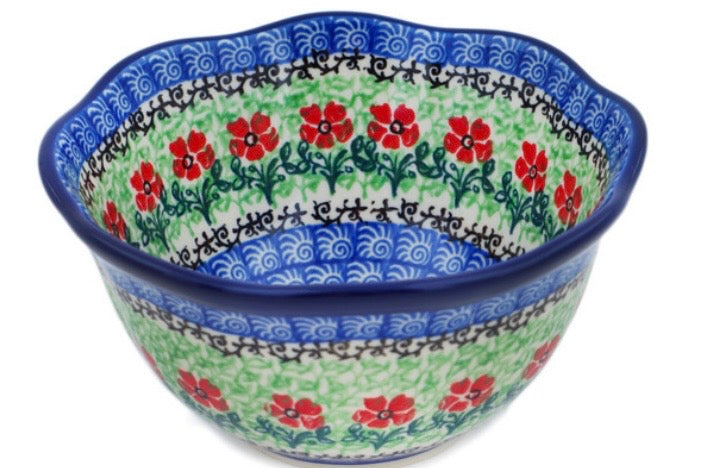Ceramika Artystyczna, Maraschino, Scalloped Bowl