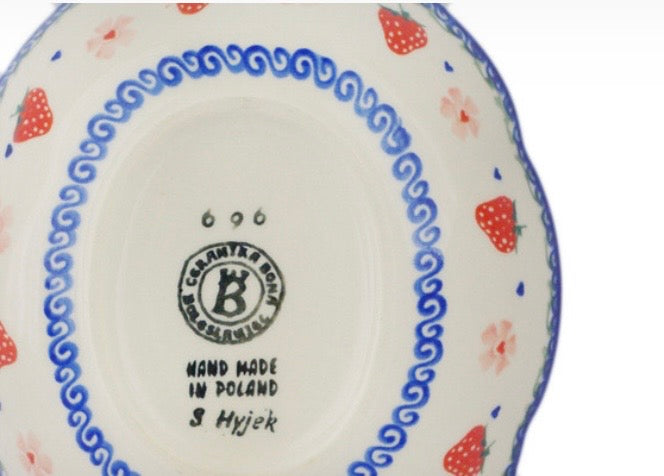 Bona, Berry Blossom, Scalloped Bowl 7"
