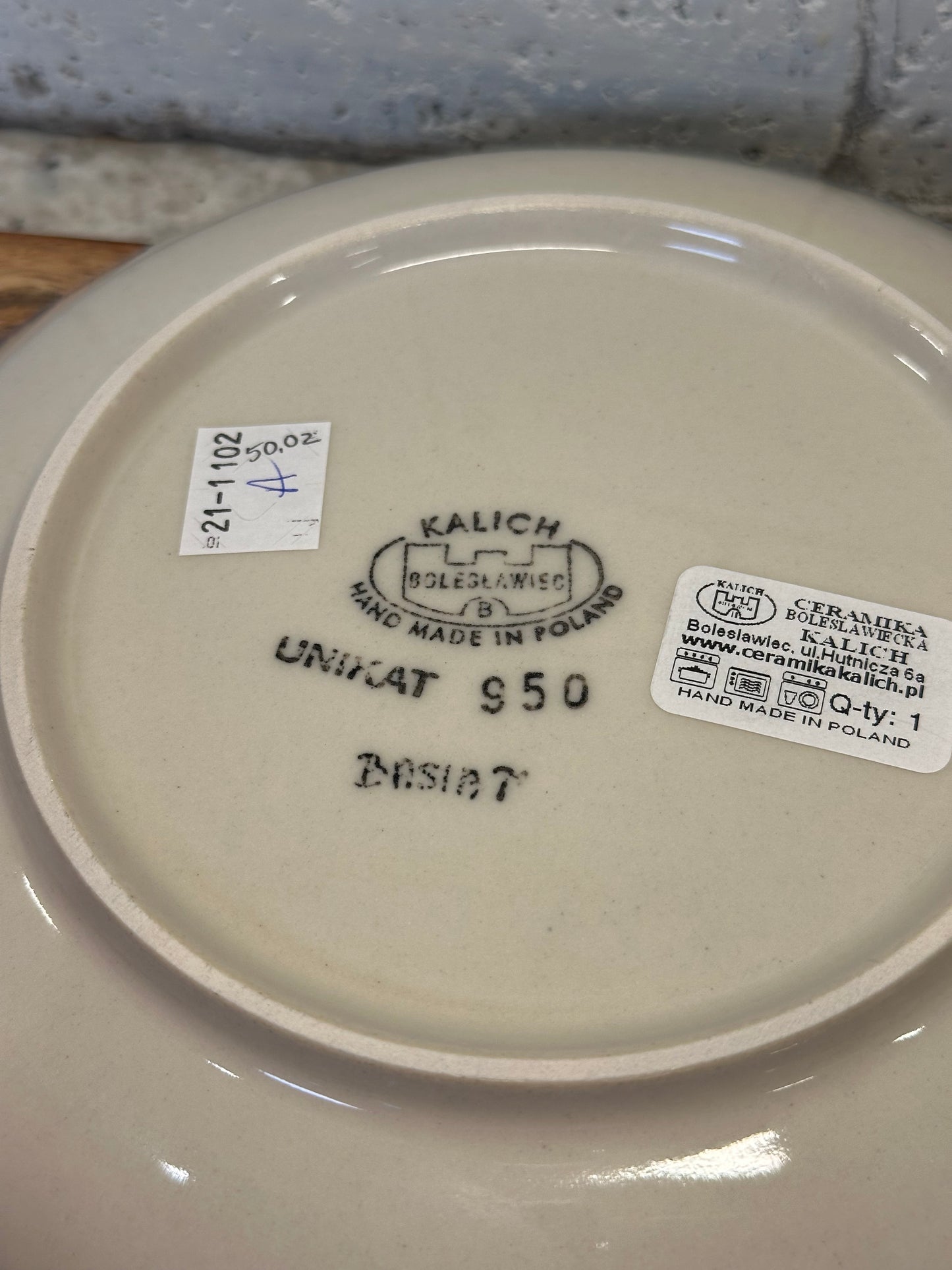 Kalich, Art Level A, Polka Chicken, Dessert Plate 7.5"