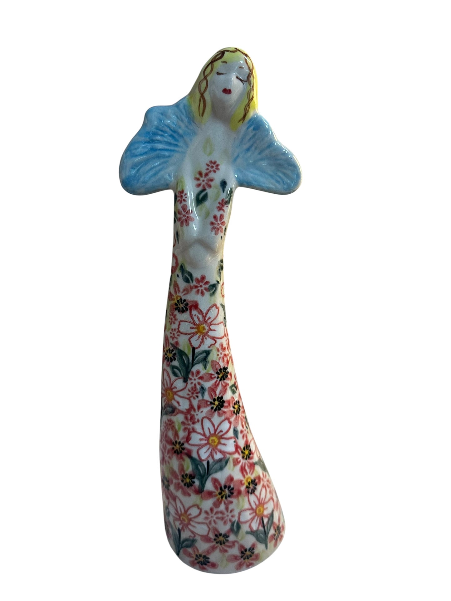 Vena, Pink Petal Freedom, Angel Figurine 10"