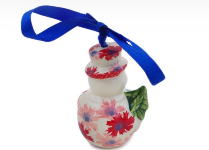 Manufaktura, Blossom Radiance, Snowman Ornament